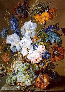 unknow artist Floral, beautiful classical still life of flowers.120 oil painting picture